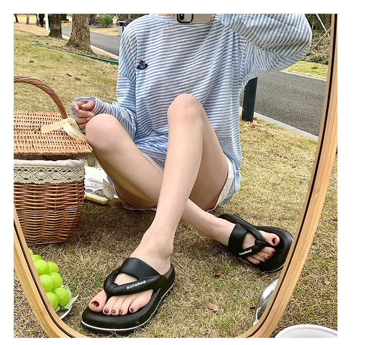 2025 New EVA Flip Flops Women's Summer Home Travel Fashion Beach Thick Slippers for Women — feature 25