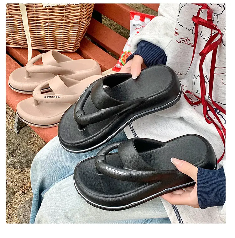 2025 New EVA Flip Flops Women's Summer Home Travel Fashion Beach Thick Slippers for Women — feature 36