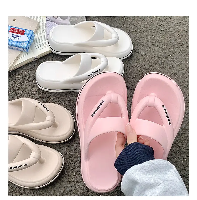 2025 New EVA Flip Flops Women's Summer Home Travel Fashion Beach Thick Slippers for Women — feature 37