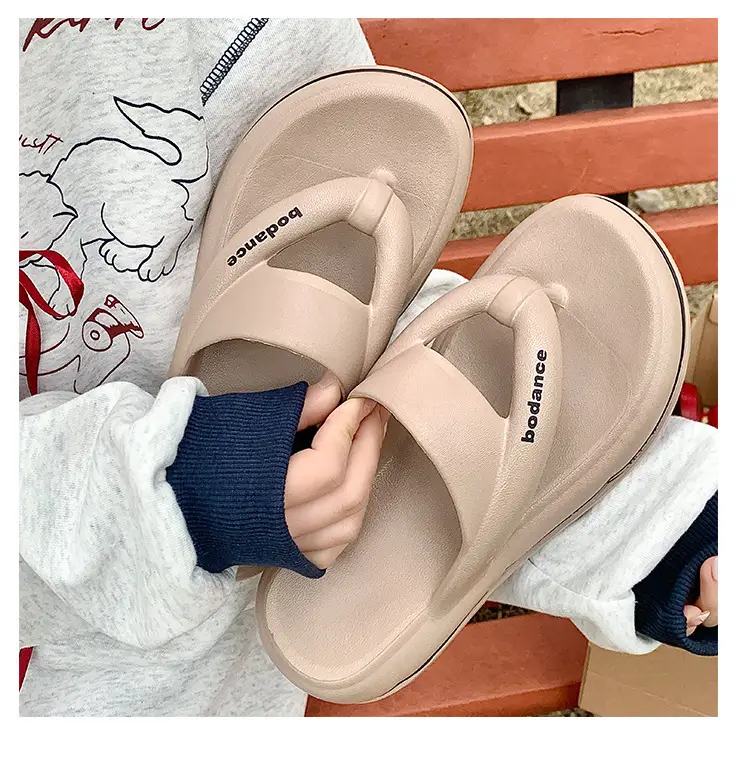 2025 New EVA Flip Flops Women's Summer Home Travel Fashion Beach Thick Slippers for Women — feature 40