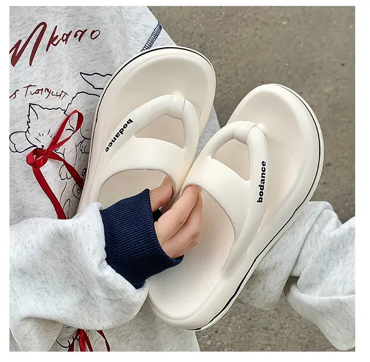 2025 New EVA Flip Flops Women's Summer Home Travel Fashion Beach Thick Slippers for Women — feature 43