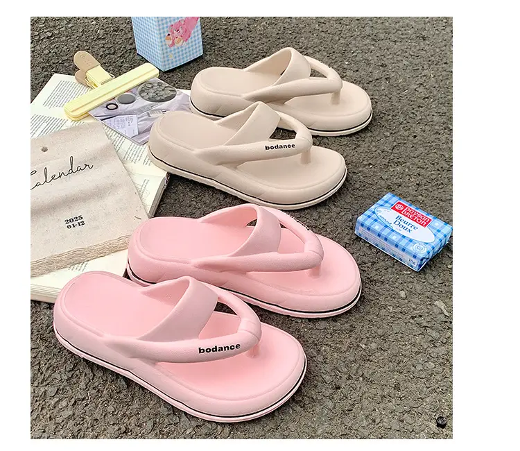2025 New EVA Flip Flops Women's Summer Home Travel Fashion Beach Thick Slippers for Women — feature 45