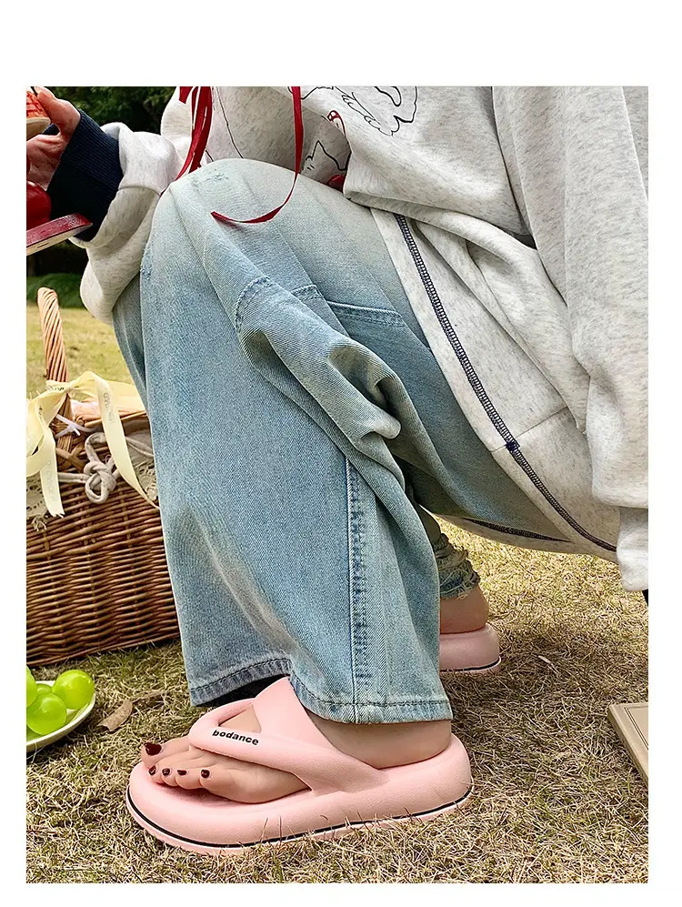 2025 New EVA Flip Flops Women's Summer Home Travel Fashion Beach Thick Slippers for Women — feature 5