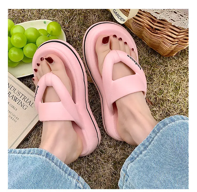 2025 New EVA Flip Flops Women's Summer Home Travel Fashion Beach Thick Slippers for Women — feature 8
