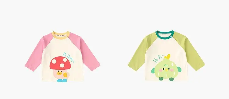 Doodle Baby Long Sleeve T-Shirt Green 7A Anti-Bacterial Spring — feature 35