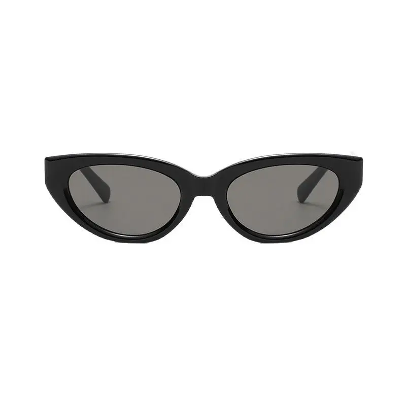 2025 UV Sunscreen Sunglasses White Frame Black镜片