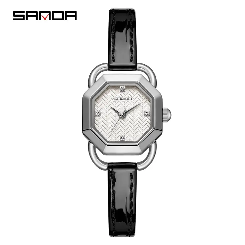 Sanda Waterproof Retro Octagonal Women's Watch