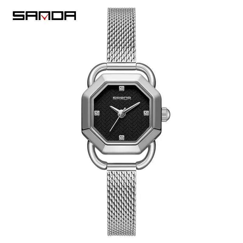Sanda Waterproof Retro Octagonal Women's Watch
