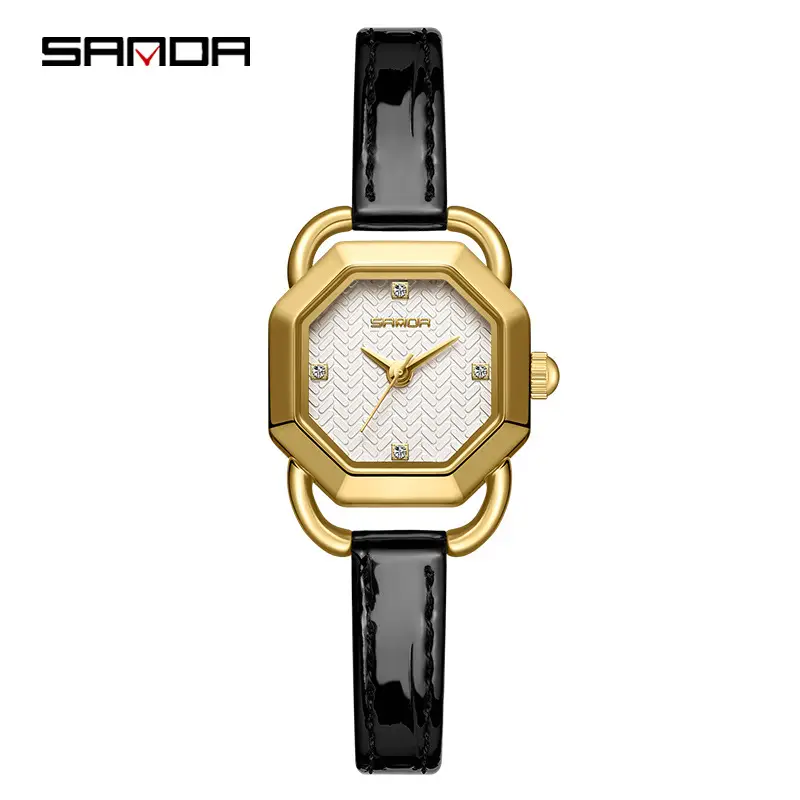 Sanda Waterproof Retro Octagonal Women's Watch
