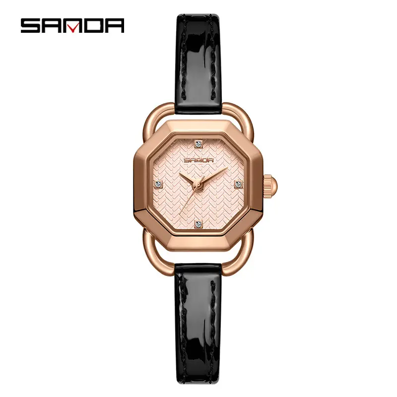 Sanda Waterproof Retro Octagonal Women's Watch