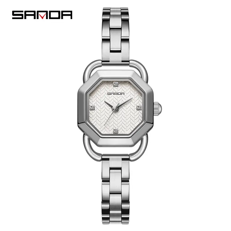 Sanda Waterproof Retro Octagonal Women's Watch