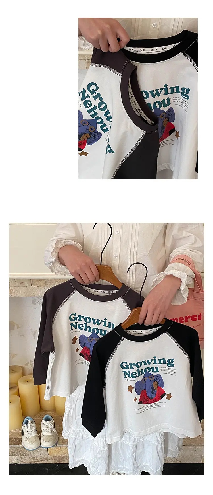 Children's Cotton Raglan Sleeve T-Shirt Boys Spring Autumn — feature 7