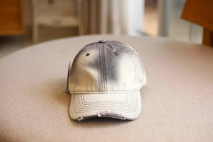 Washed Denim Hole Tie-Dye Baseball Hat Men Women Casual All-match — feature 10