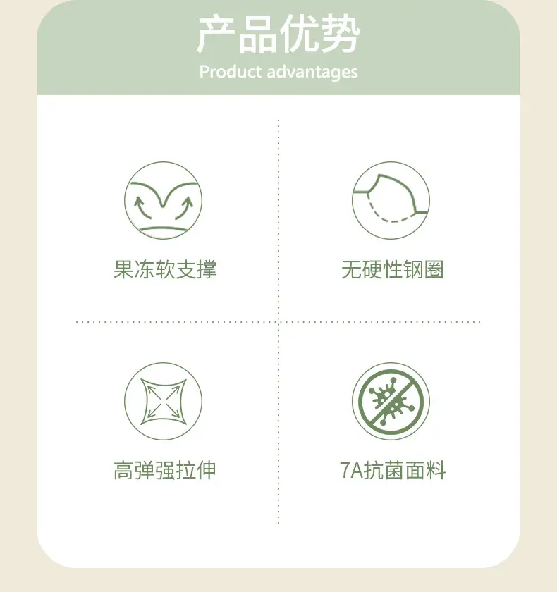 7A Antibacterial V-Neck Jelly Underwear for Women — feature 3