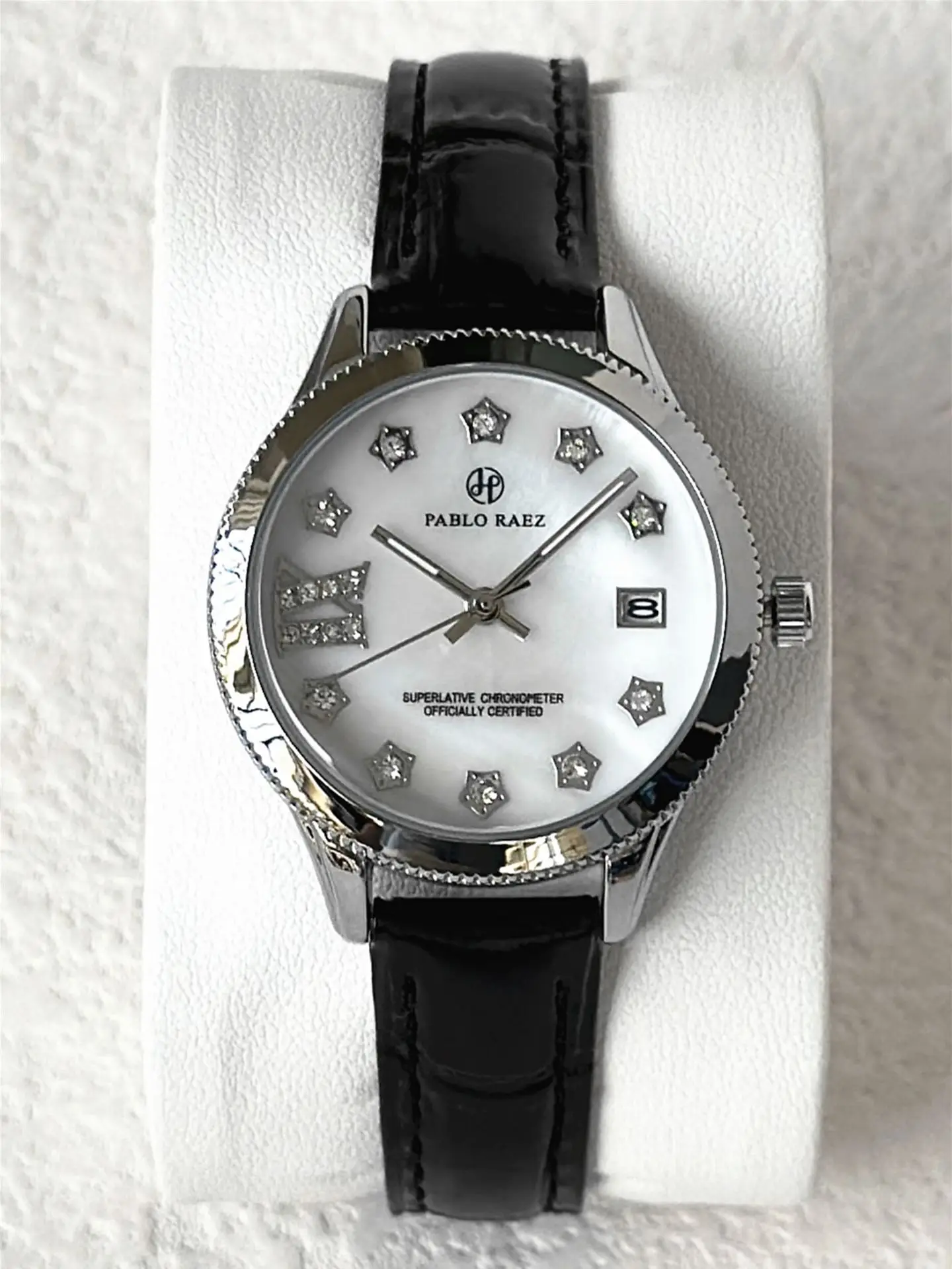 Golden Luminous Rhinestone Ladies Watch Waterproof — feature 23