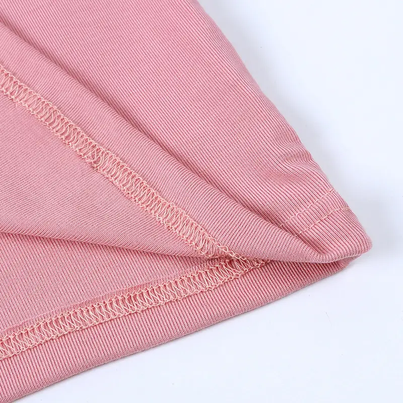 Baby Pink Short Sleeve T-Shirt Base Top