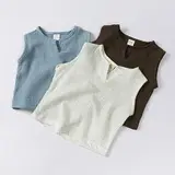 Baby Pink Short Sleeve T-Shirt Base Top — feature 19