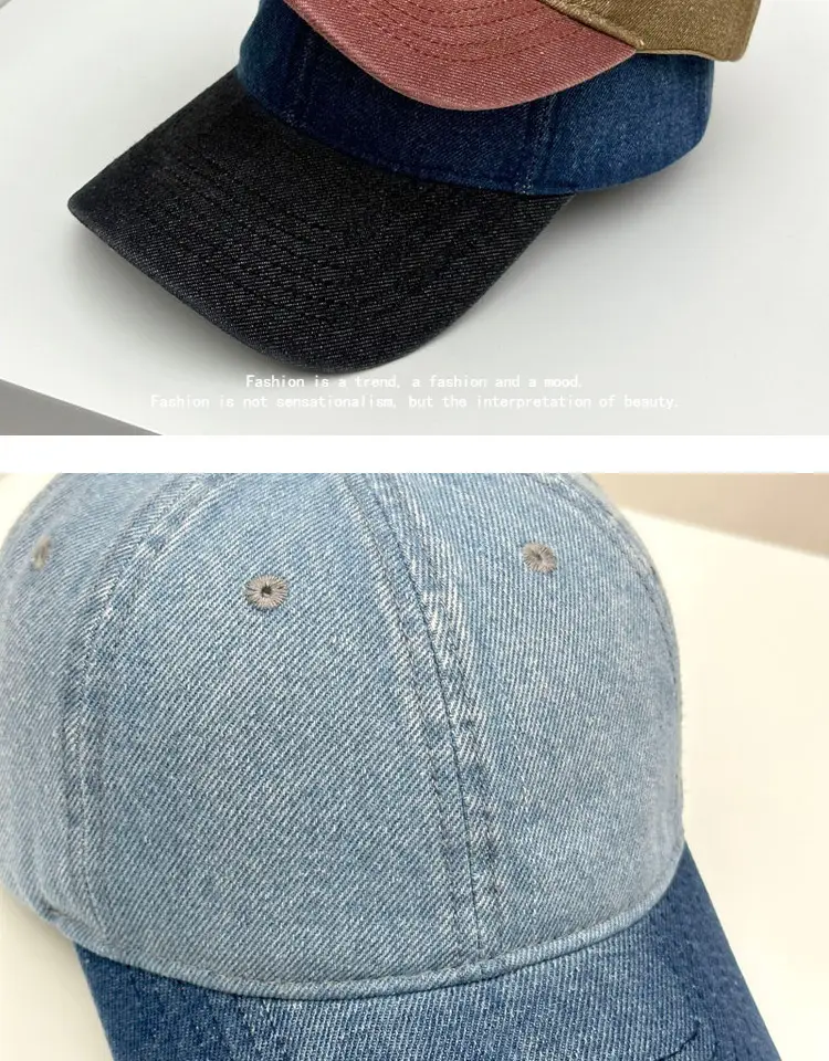 Women's Korean-style Denim Baseball Cap Spring Summer Sun Hat — feature 10