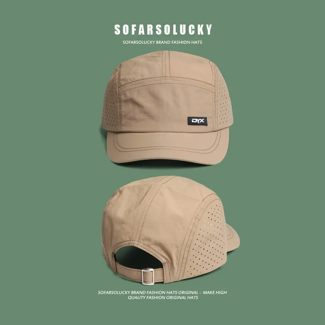 Japanese Style Retro Cap Men Summer Outdoor Sports Breathable Quick-drying Baseball Cap Thin Short Rim Sunhat - Image 10