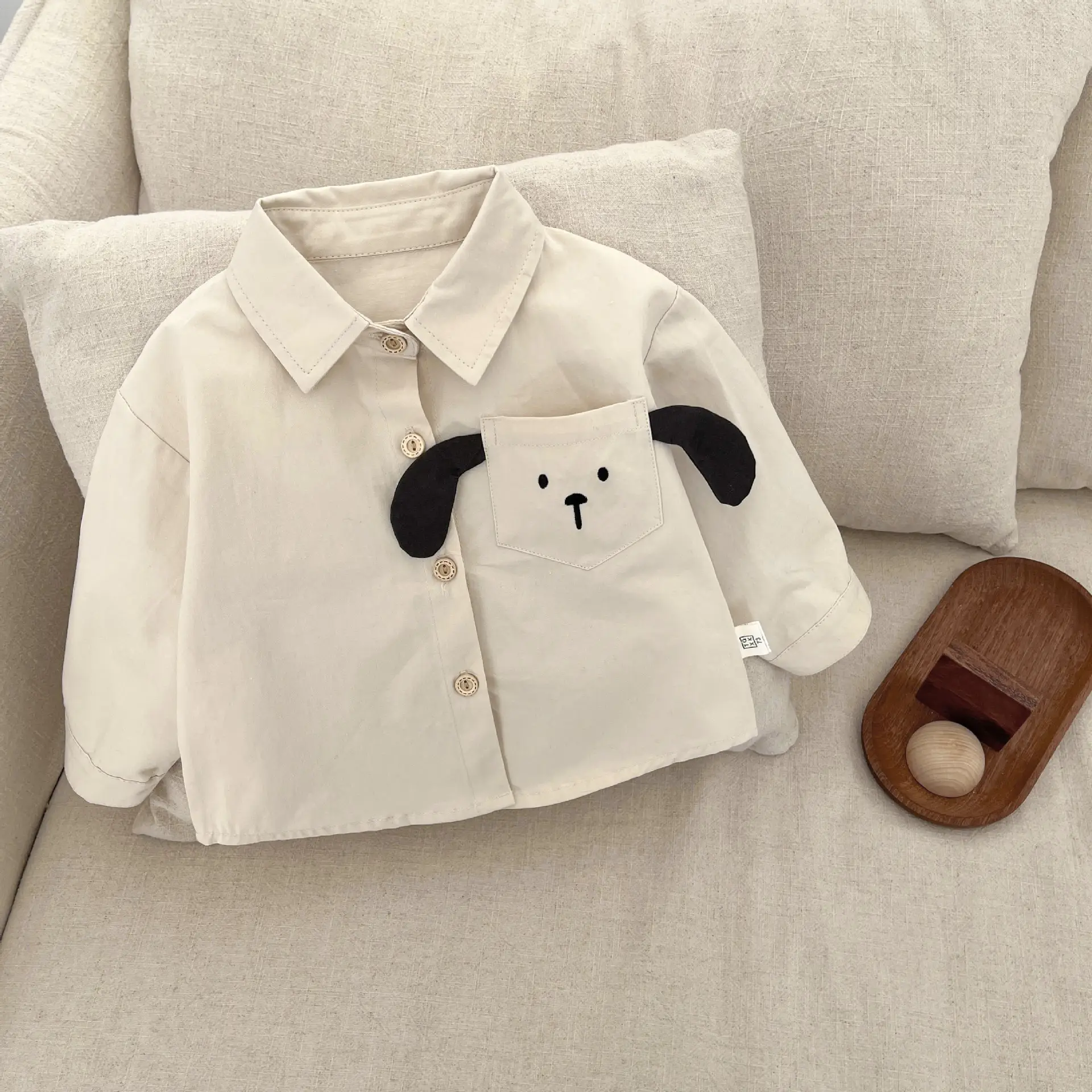 Baby Boy Spring Suit Fake Two Piece Top Long Sleeve T Shirt - Image 2