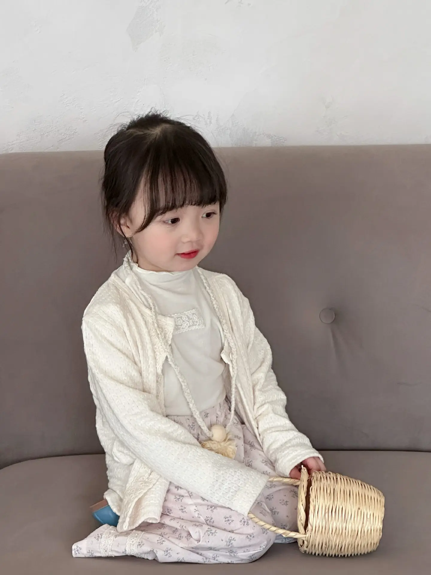 Girls Korean Jacket Pants Pastoral 2025 Spring Set - Image 4