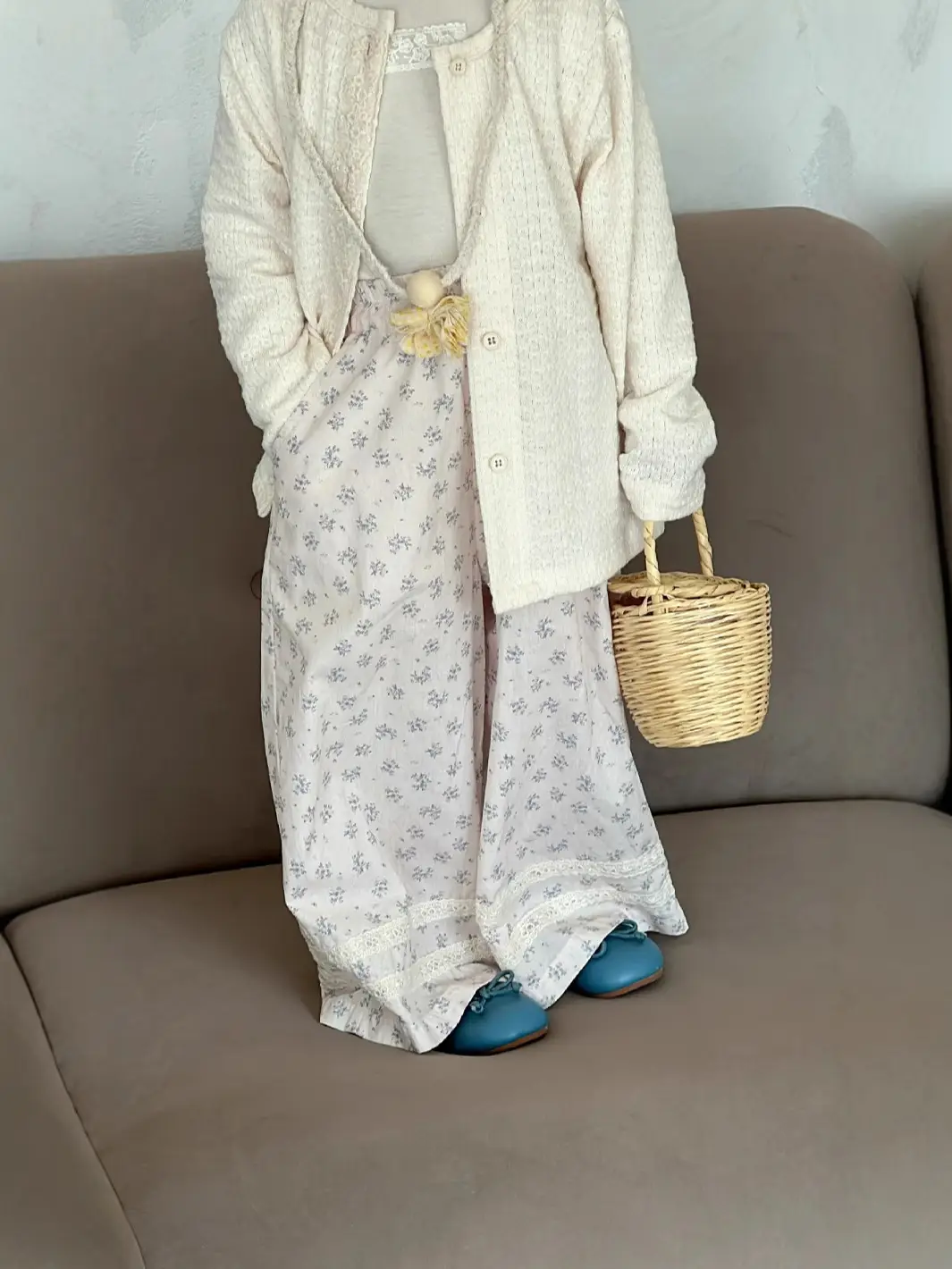Girls Korean Jacket Pants Pastoral 2025 Spring Set - Image 6
