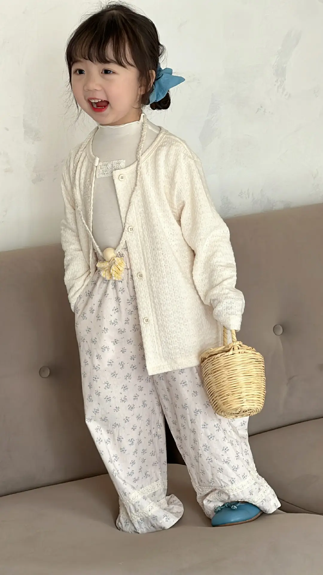 Girls Korean Jacket Pants Pastoral 2025 Spring Set — feature 10