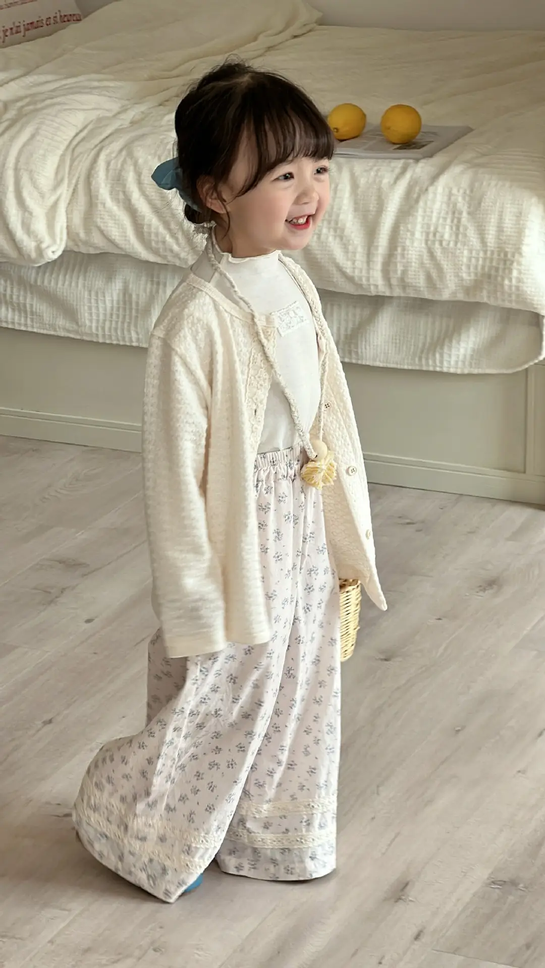 Girls Korean Jacket Pants Pastoral 2025 Spring Set — feature 15
