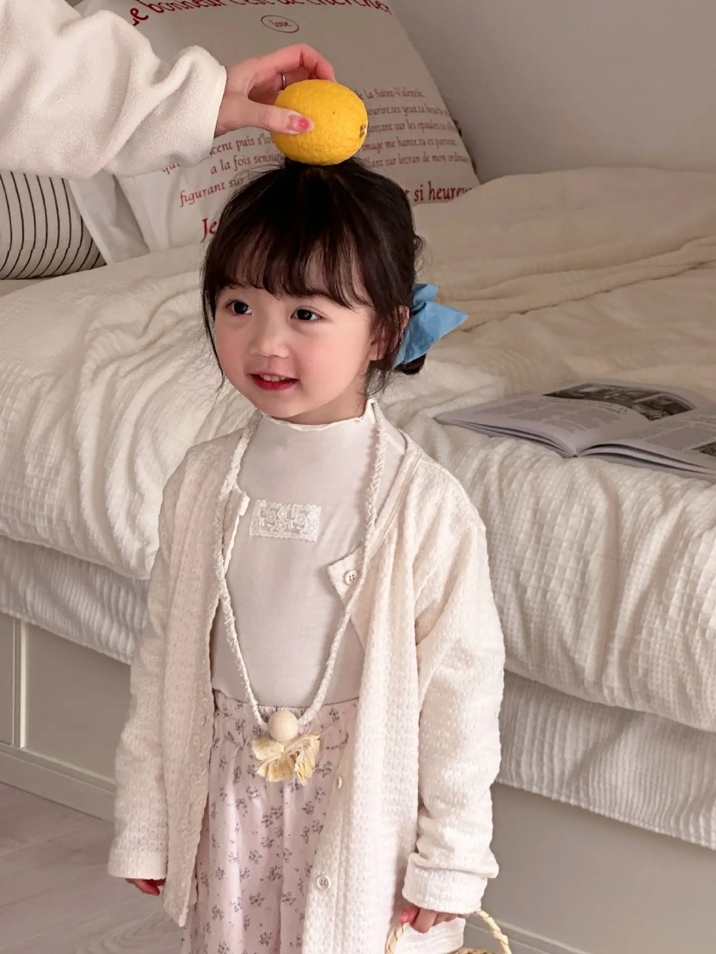 Girls Korean Jacket Pants Pastoral 2025 Spring Set — feature 16