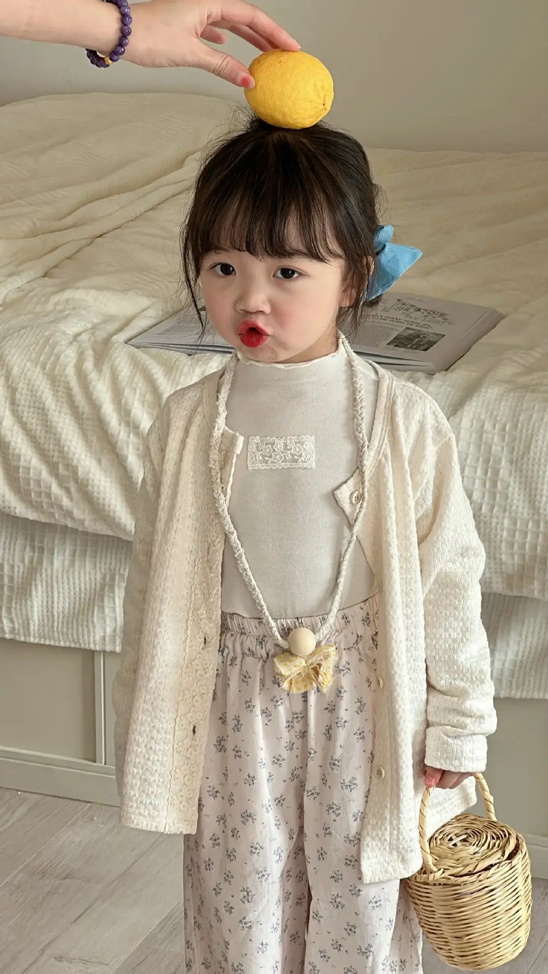 Girls Korean Jacket Pants Pastoral 2025 Spring Set — feature 17