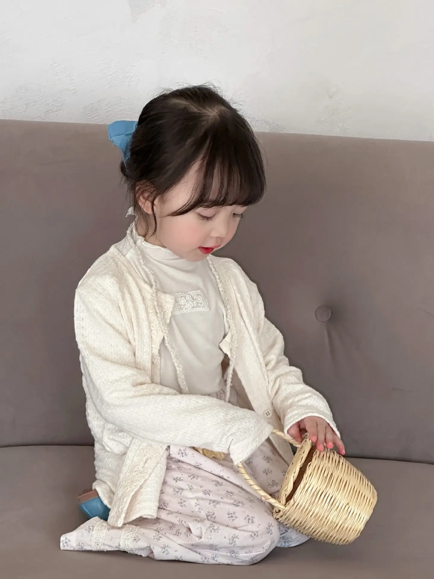 Girls Korean Jacket Pants Pastoral 2025 Spring Set — feature 5