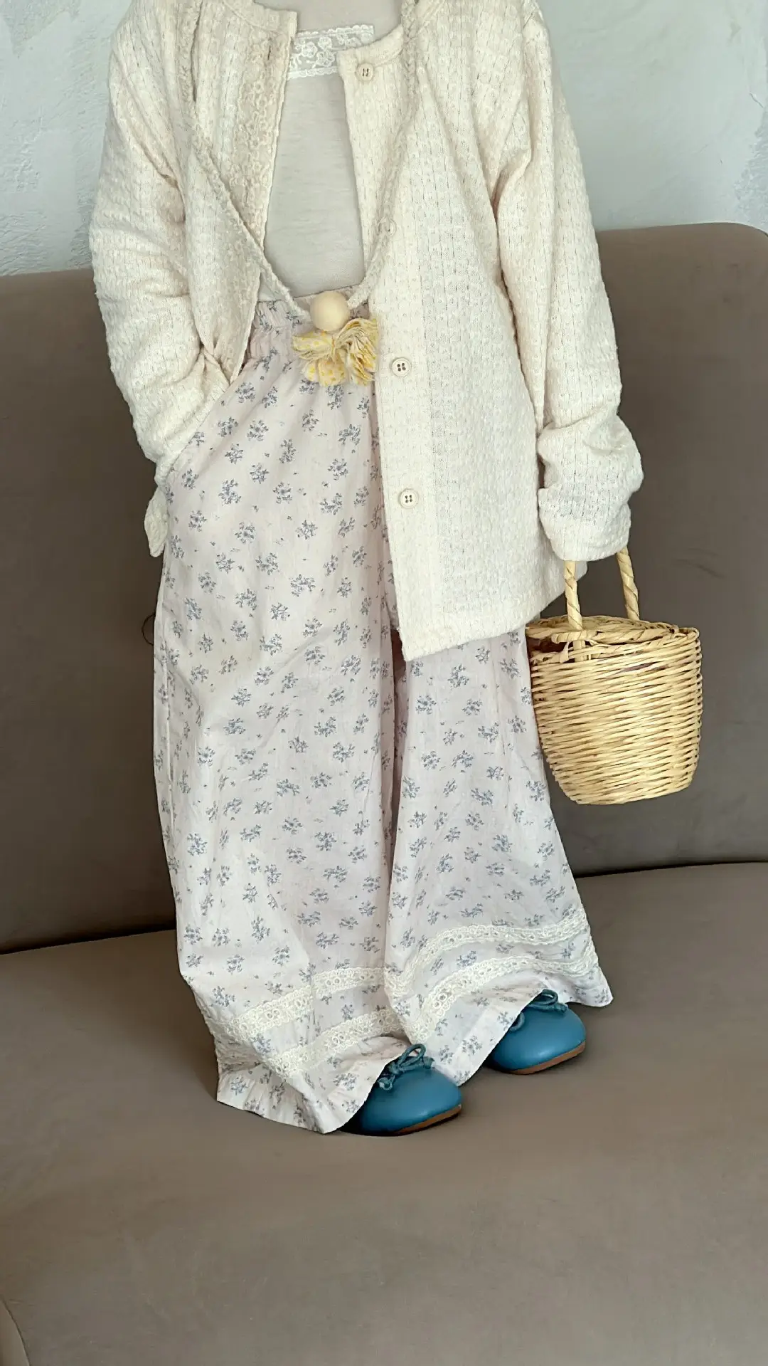 Girls Korean Jacket Pants Pastoral 2025 Spring Set — feature 9