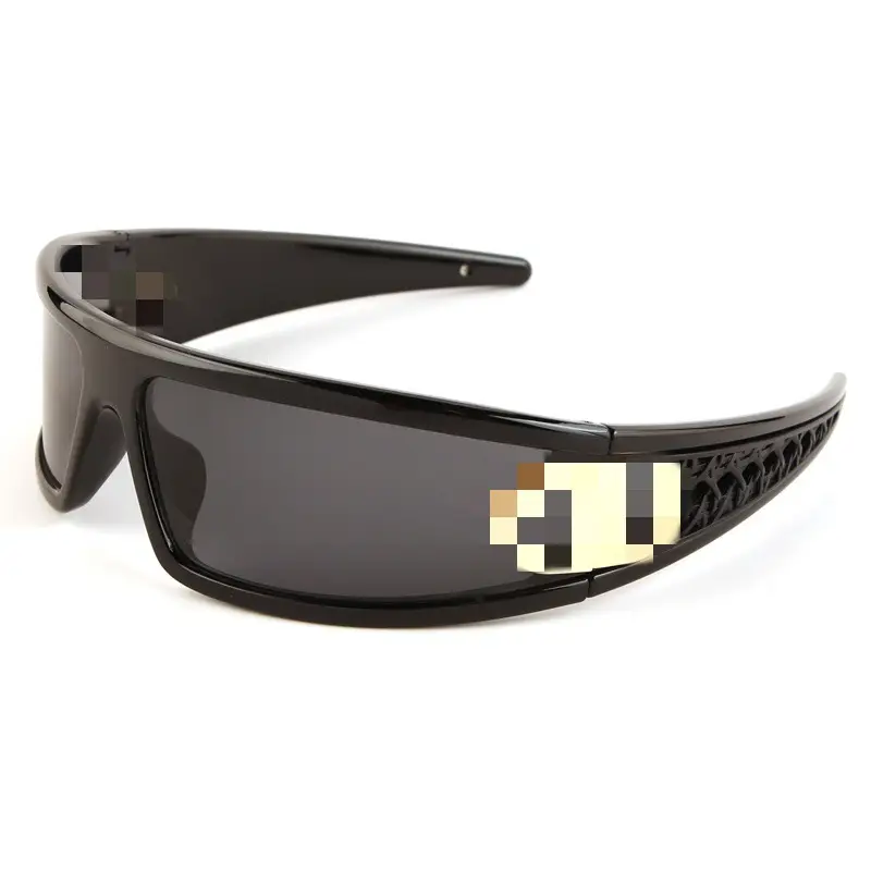 2025 Futuristic Black Sunglasses Women Two-In-One Glasses - Image 14