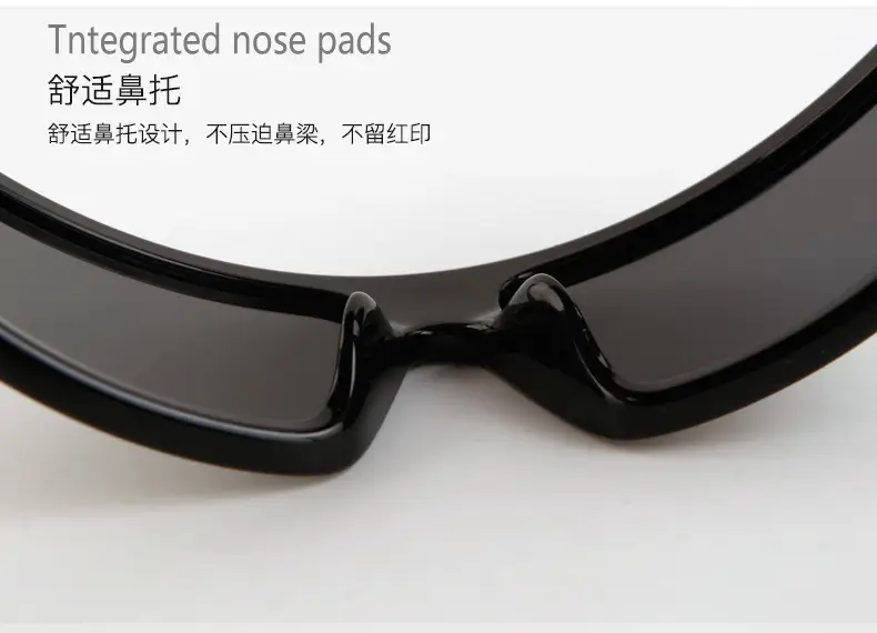 2025 Futuristic Black Sunglasses Women Two-In-One Glasses — feature 10