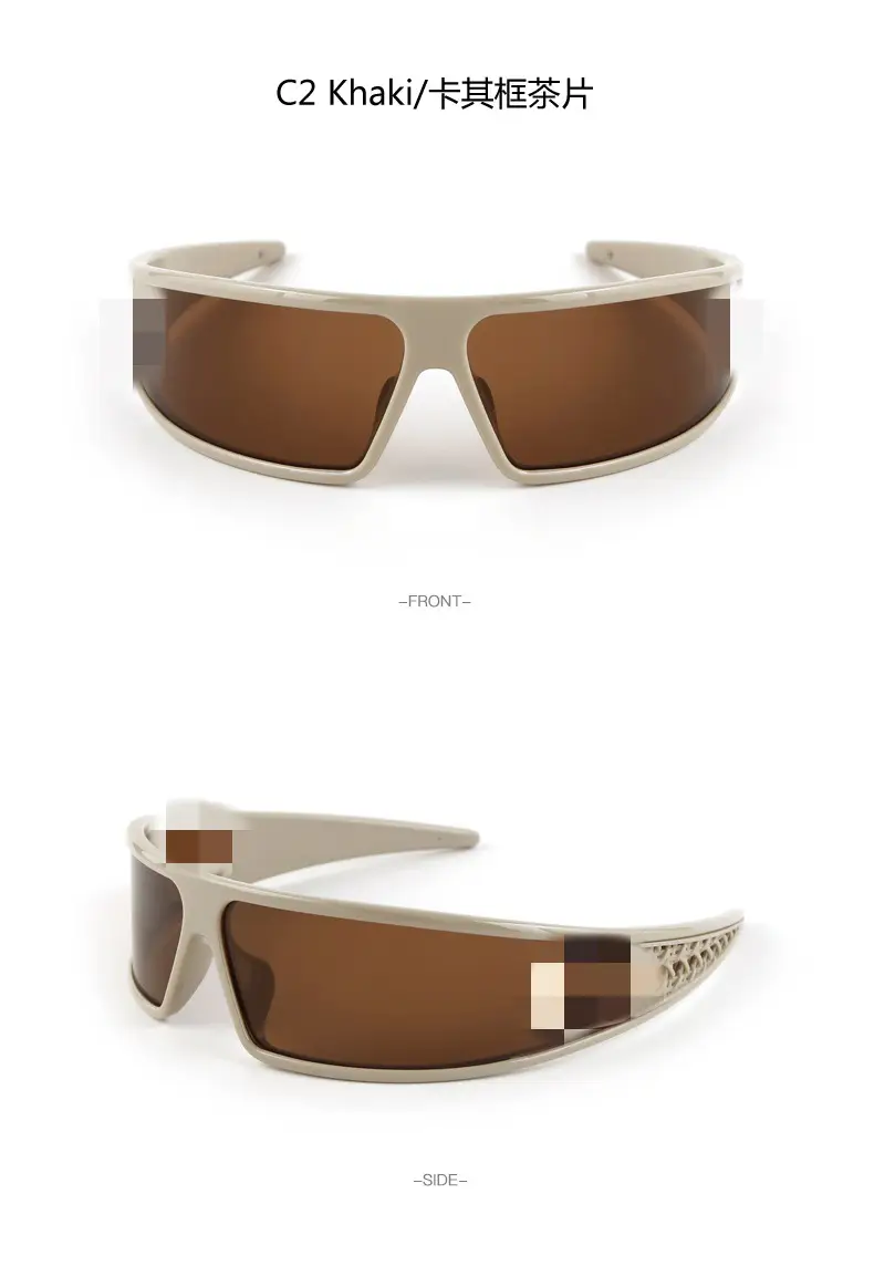 2025 Futuristic Black Sunglasses Women Two-In-One Glasses — feature 15