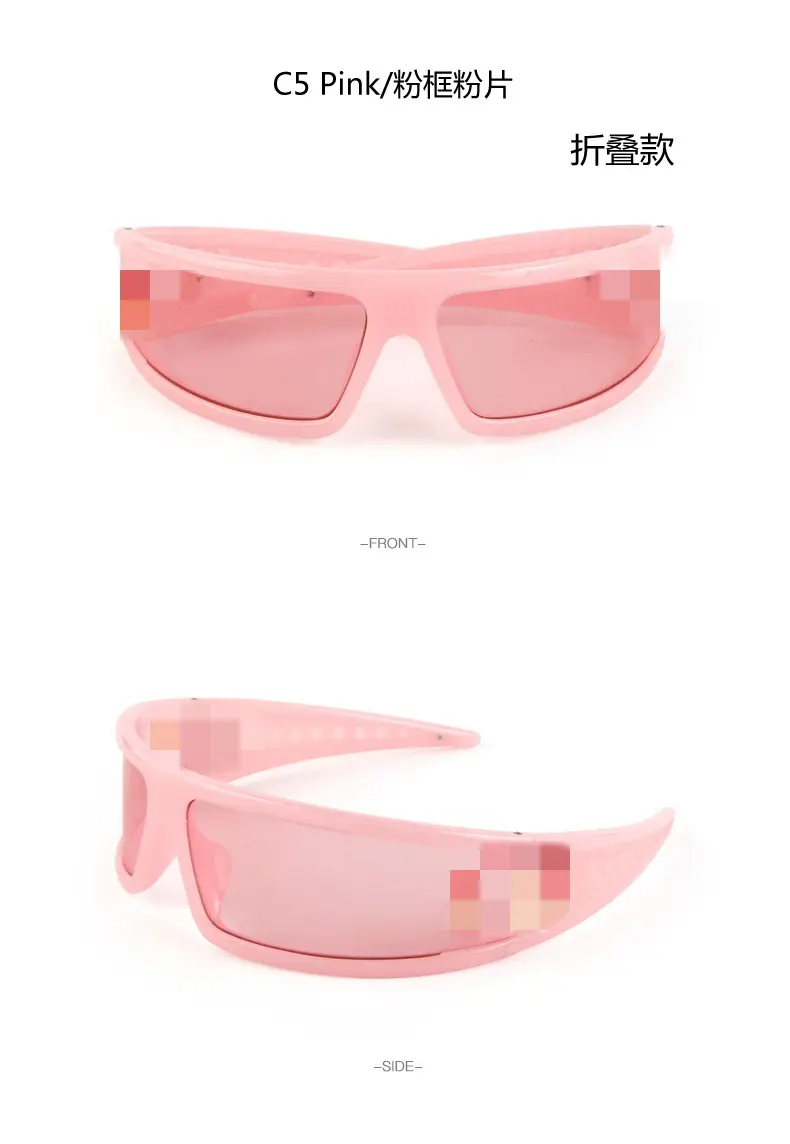 2025 Futuristic Black Sunglasses Women Two-In-One Glasses — feature 18