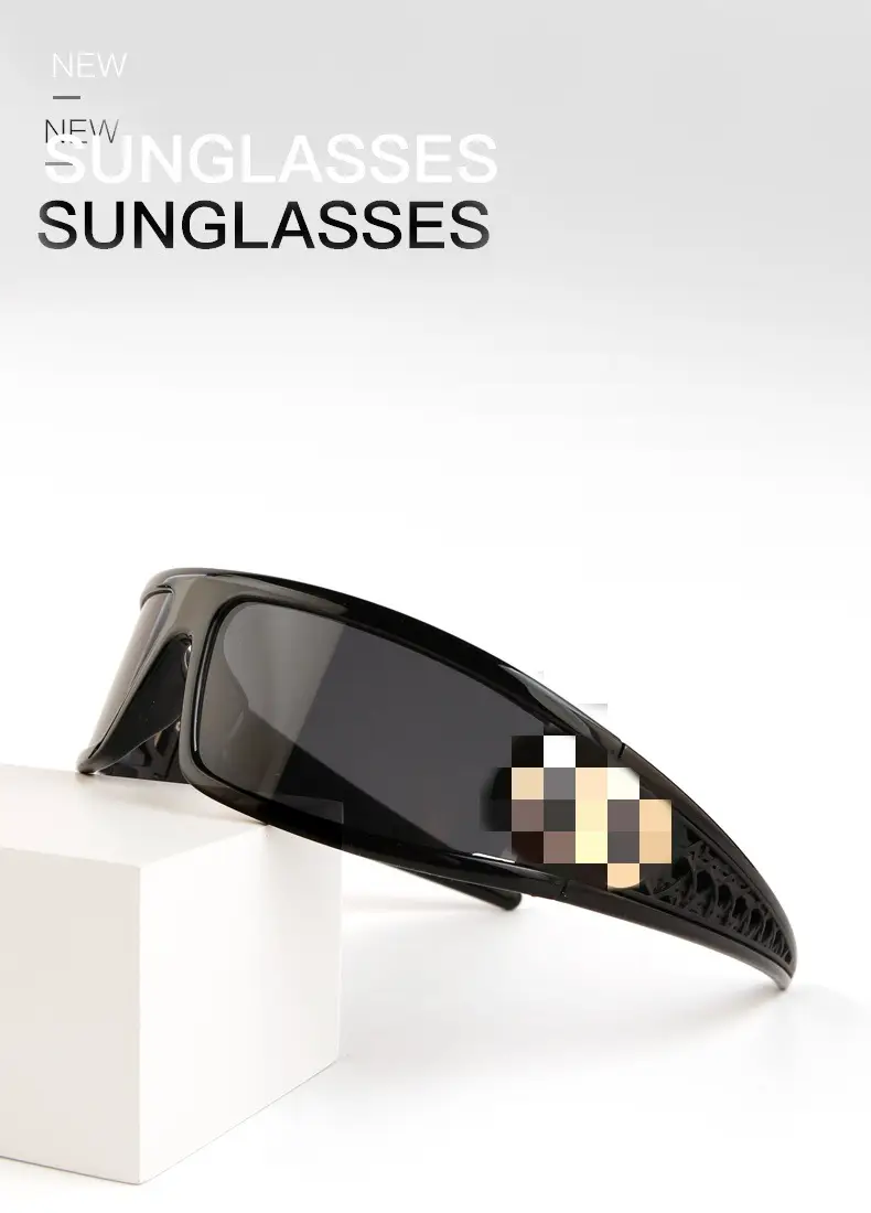 2025 Futuristic Black Sunglasses Women Two-In-One Glasses — feature 6