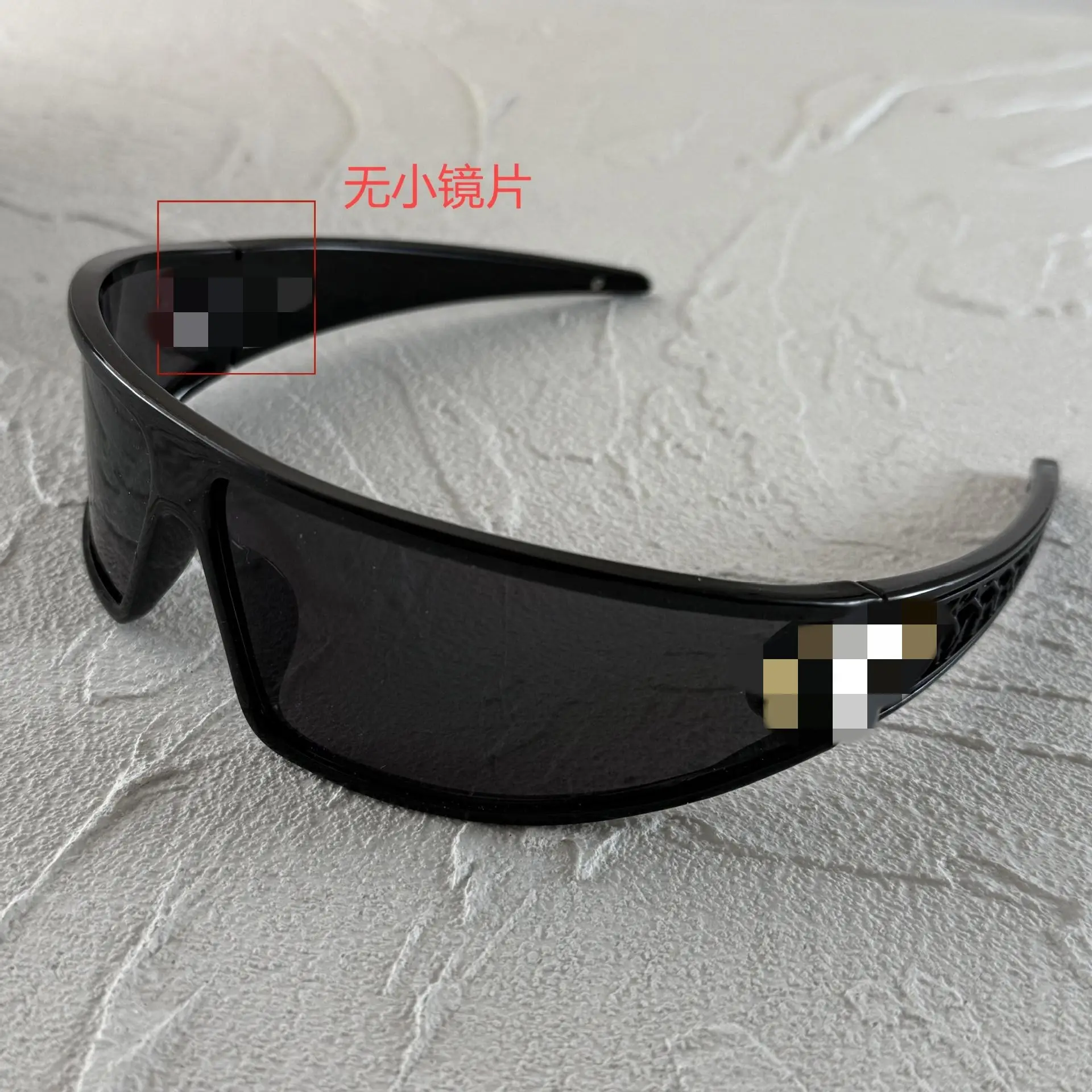2025 Futuristic Black Sunglasses Women Two-In-One Glasses - Image 2