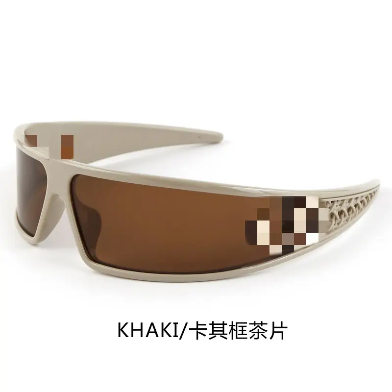 2025 Futuristic Black Sunglasses Women Two-In-One Glasses - Image 5