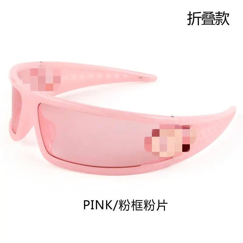 2025 Futuristic Black Sunglasses Women Two-In-One Glasses - Image 7