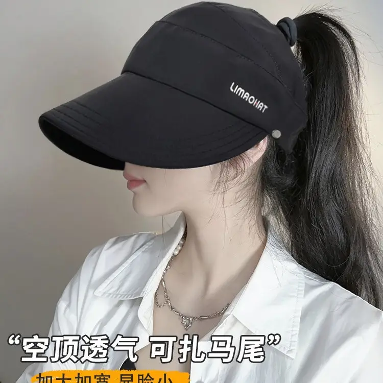 Women Sunscreen Cap with Bow & Mouth Cover Gray - Image 11