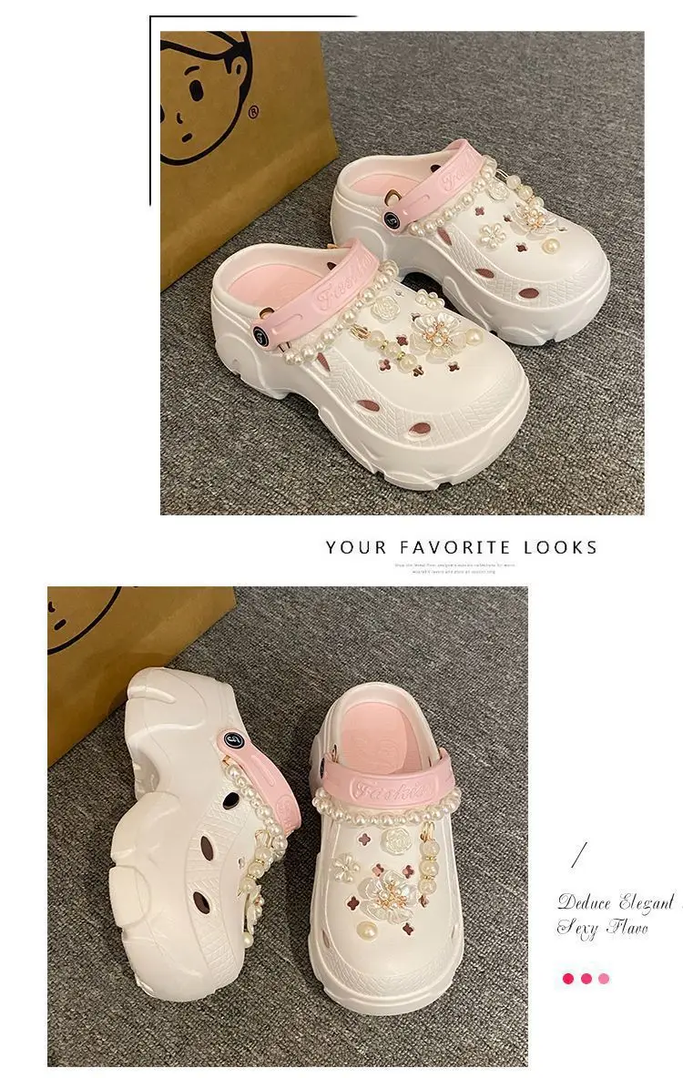 Women's Pearl Decorated EVA Beach Sandals — feature 23