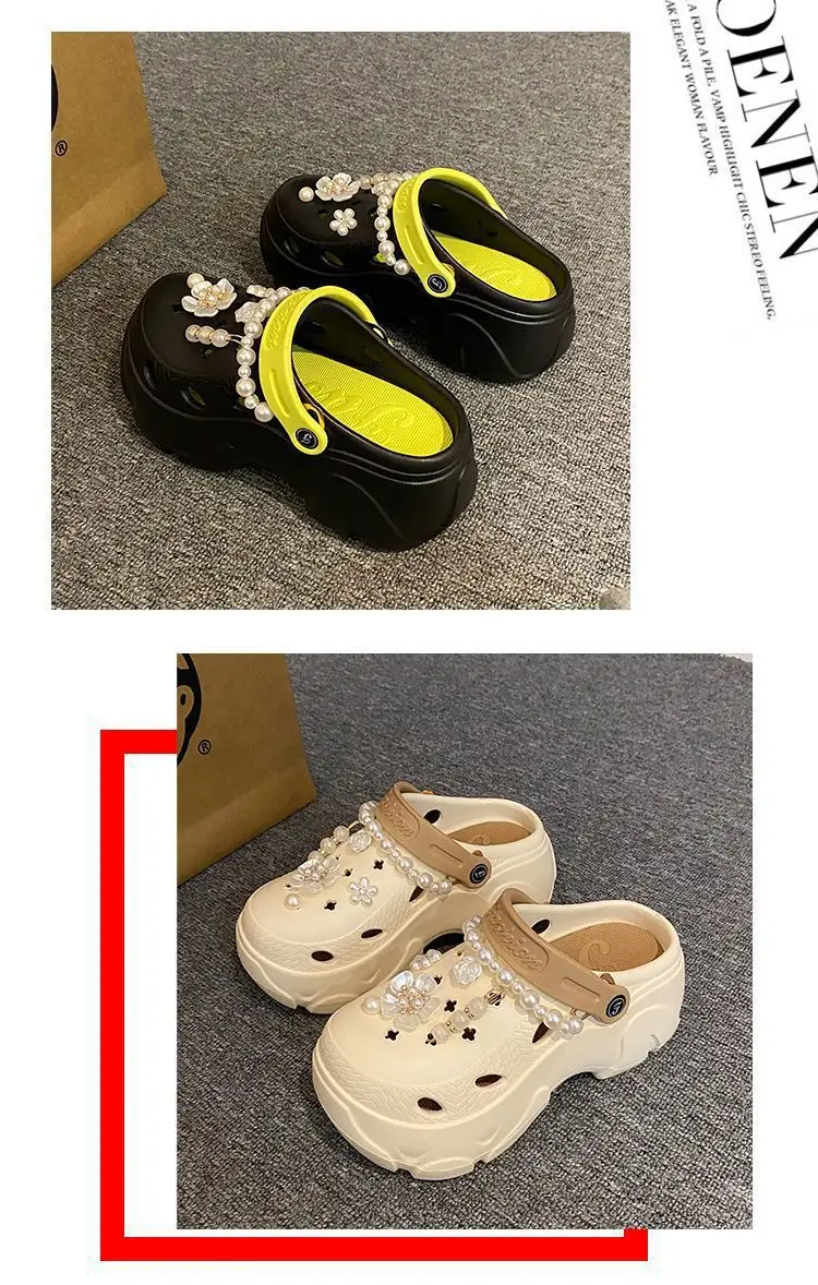 Women's Pearl Decorated EVA Beach Sandals — feature 26