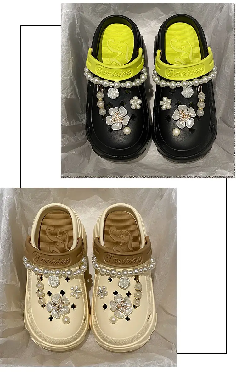 Women's Pearl Decorated EVA Beach Sandals — feature 28