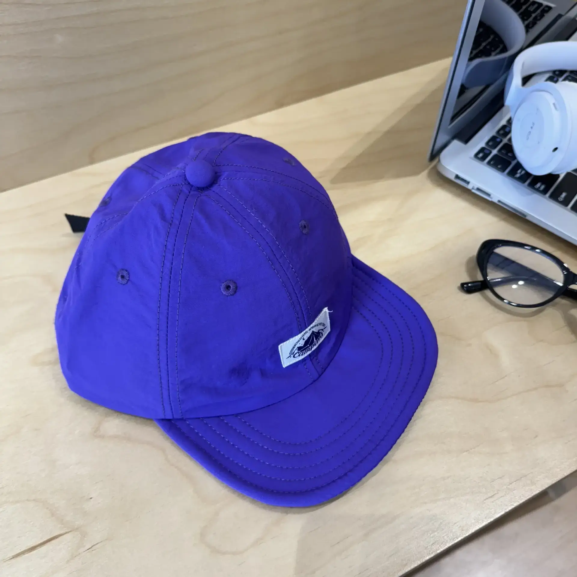 Blue Japanese Short-Brim Baseball Cap for Women Men - Image 4