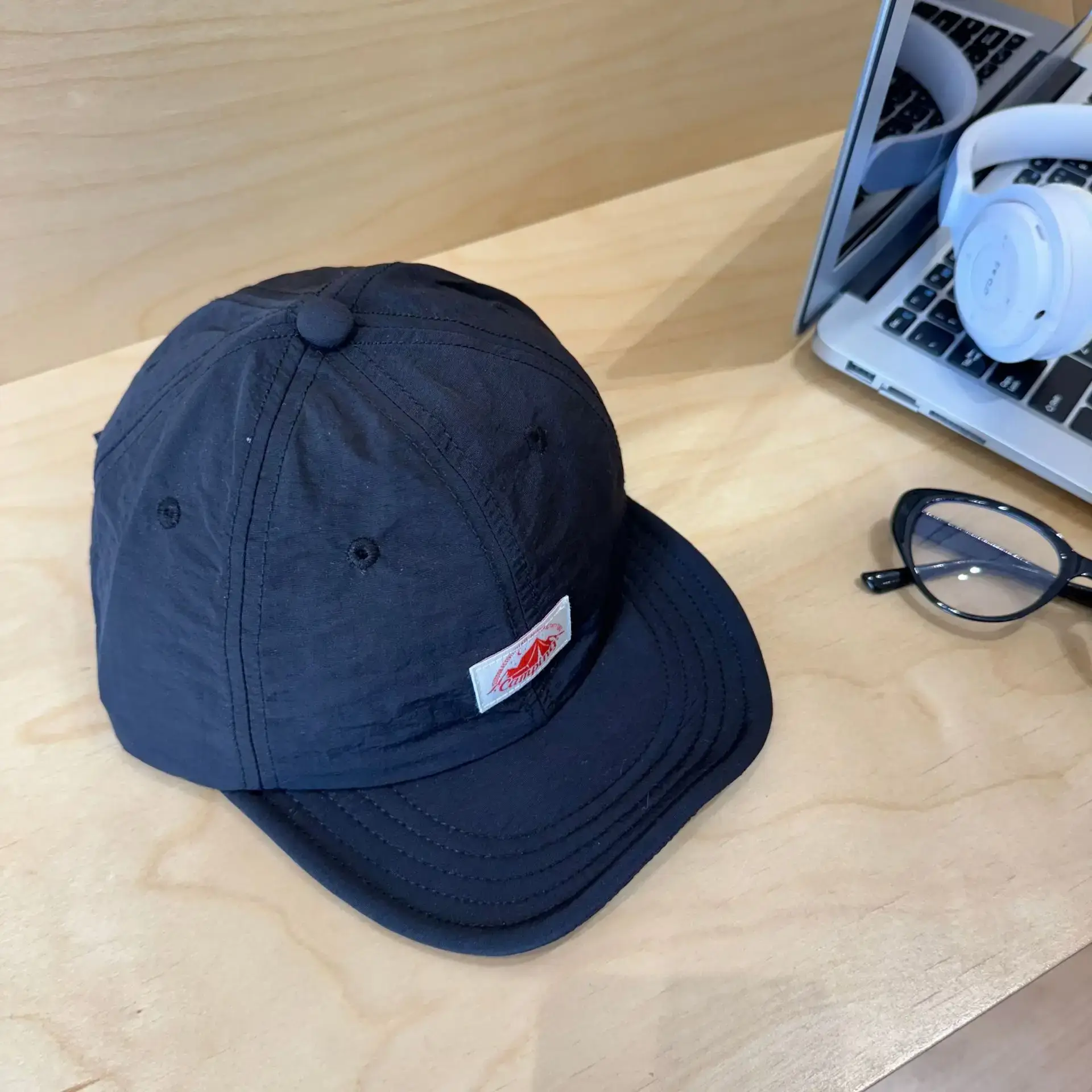 Blue Japanese Short-Brim Baseball Cap for Women Men - Image 6