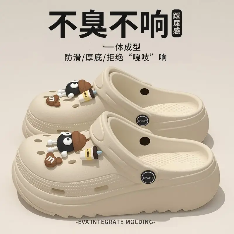 2025 Outdoor Non-Slip Odor-Resistant Casual Beach Eva Clogs with Thick Soles, Black Perforated Shoes for Women, Anti-Slip and Odor-Resistant - Image 25