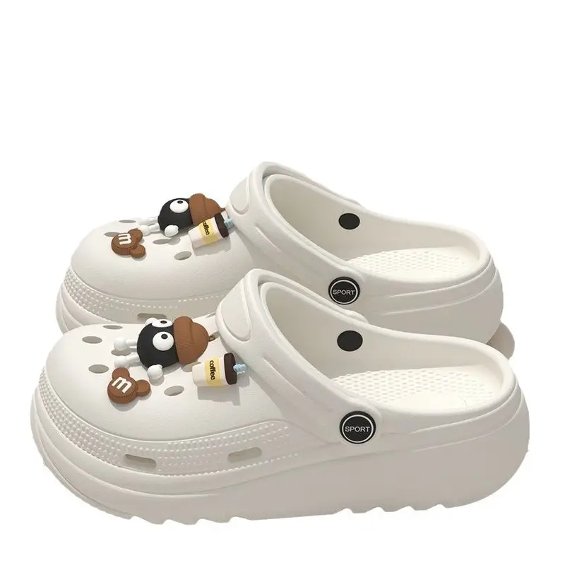 2025 Outdoor Non-Slip Odor-Resistant Casual Beach Eva Clogs with Thick Soles, Black Perforated Shoes for Women, Anti-Slip and Odor-Resistant - Image 26