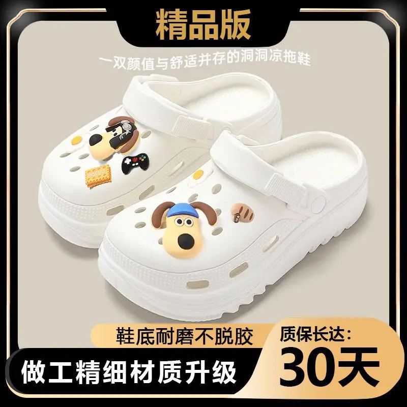 2025 Outdoor Non-Slip Odor-Resistant Casual Beach Eva Clogs with Thick Soles, Black Perforated Shoes for Women, Anti-Slip and Odor-Resistant - Image 16