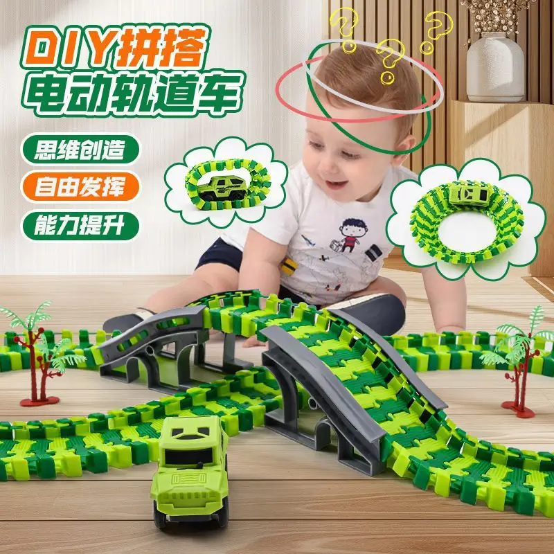 Electric Track Car for Kids Educational Toy